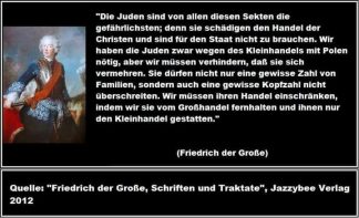 Friedrich der Große zu Juden