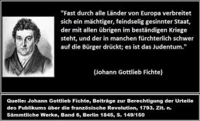 Gottlieb Fichte zu Juden