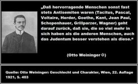 Jude Weininger zu Juden