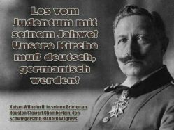 Kaiser Wilhelm II zu Jahwe