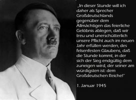 Letzte Ansprache AH