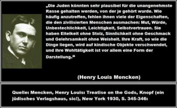 Mencken zu Juden