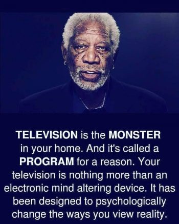 Morgan Freeman about TV