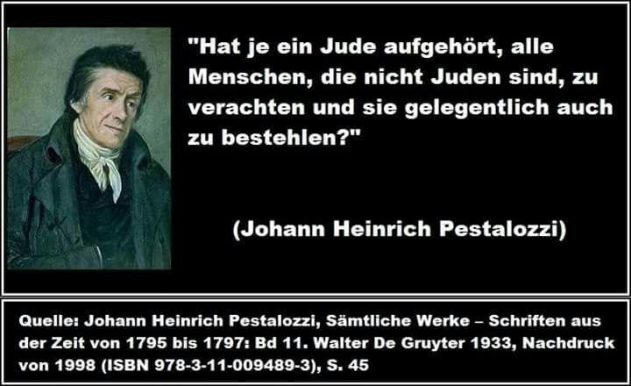 Pestalozzi zu Juden