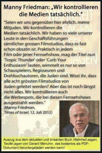 Jude Friedmann zu Medienkontrolle