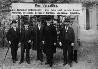 Die deutschen Unterhndler der Friedenskonferenz von Versailles