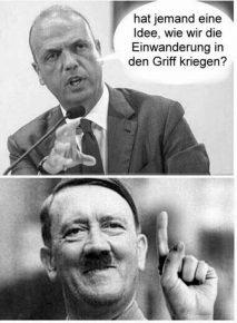 Adolf Hitler AH Einwanderung