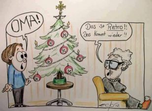 Swastik Weihnachtsbaum