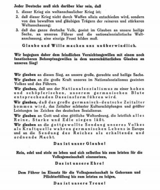 weltanschaulicher krieg