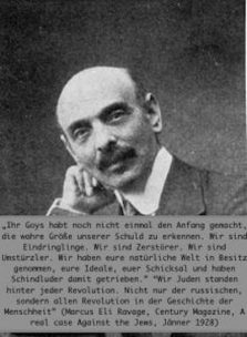 Marcus Eli Ravage. zu Juden Revolution