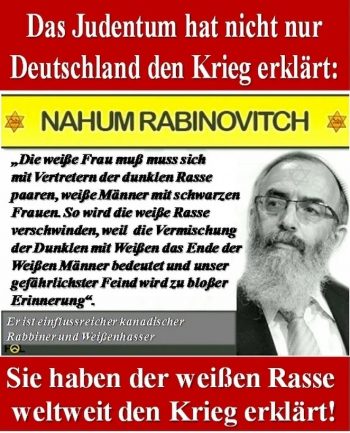 Rabbi zur weissen Rasse