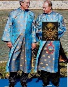Putin Freimaurer Magiermantel
