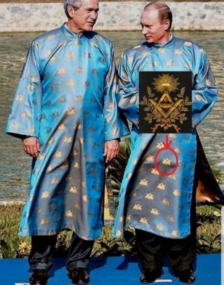 Putin Freimaurer Magiermantel