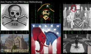 Freimaurerfarben Blau Rot Scull and Bones