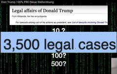 Trump 3500 Anklagen