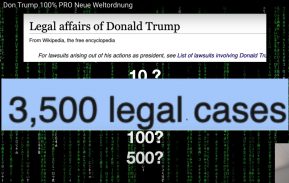 Trump 3500 Anklagen