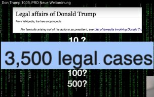 Trump 3500 Anklagen