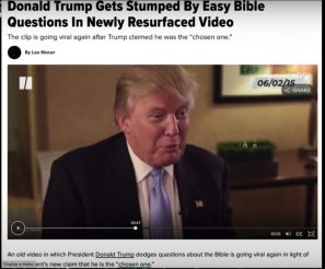 Trump kennt keine Bibelverse