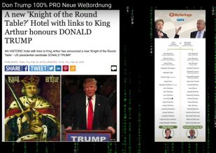 Trump und Hillary Cousins